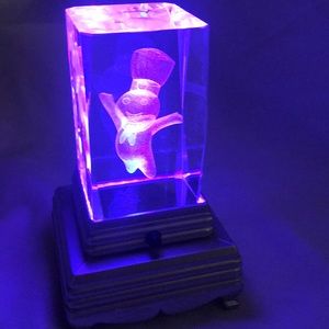 (Sold)Pillsbury Doughboy 3D Laser Cut Cube & Base